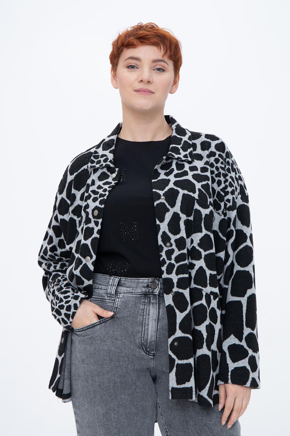 Жакет Doris Streich в принт "леопард"