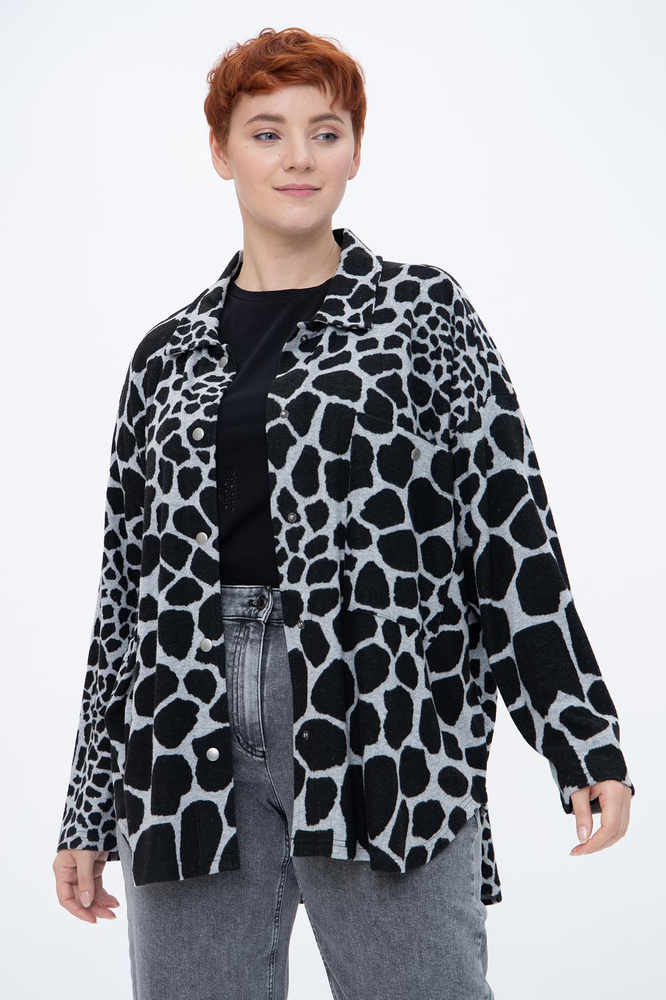 Жакет Doris Streich в принт "леопард"