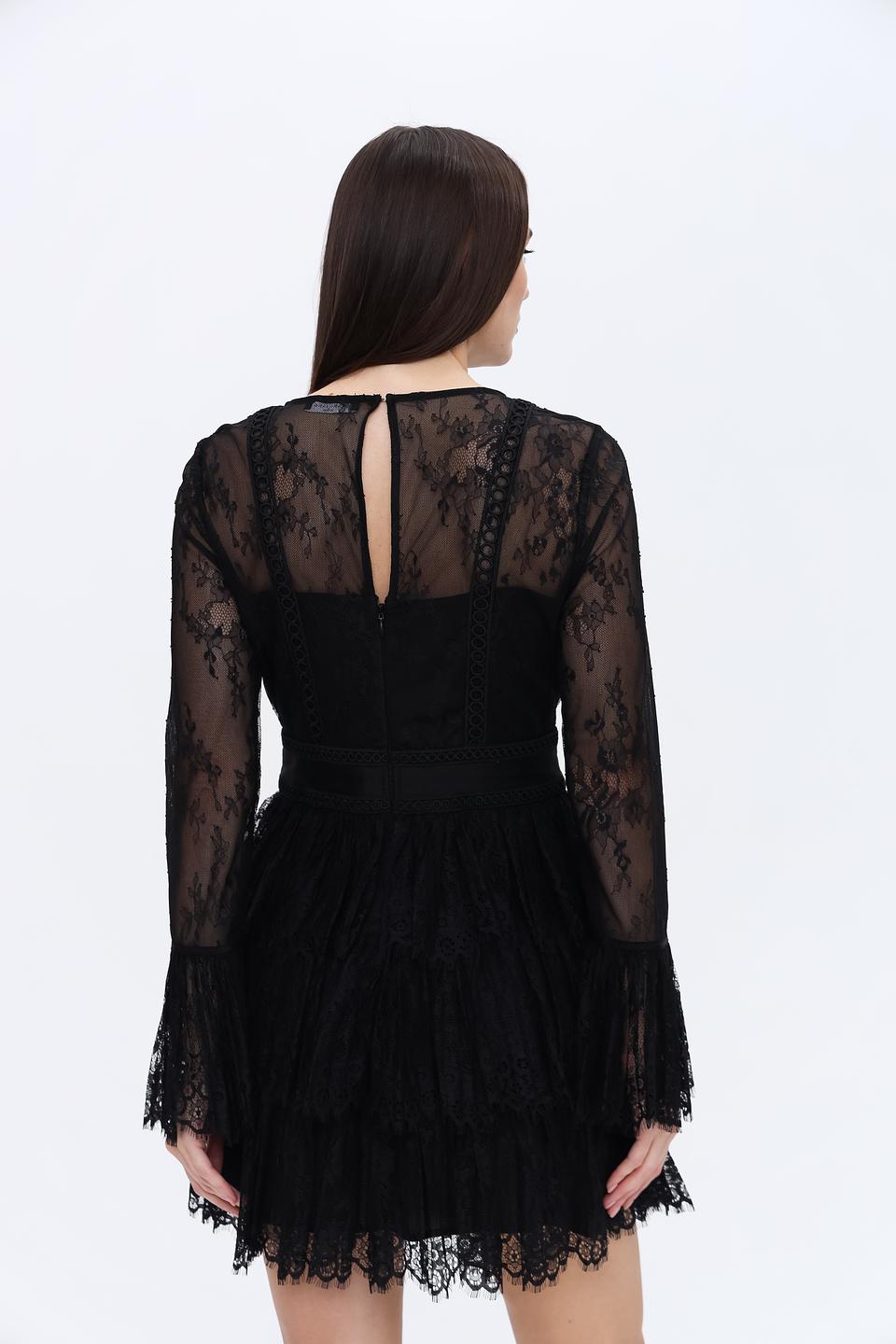 Платье Marciano чёрное кружевное