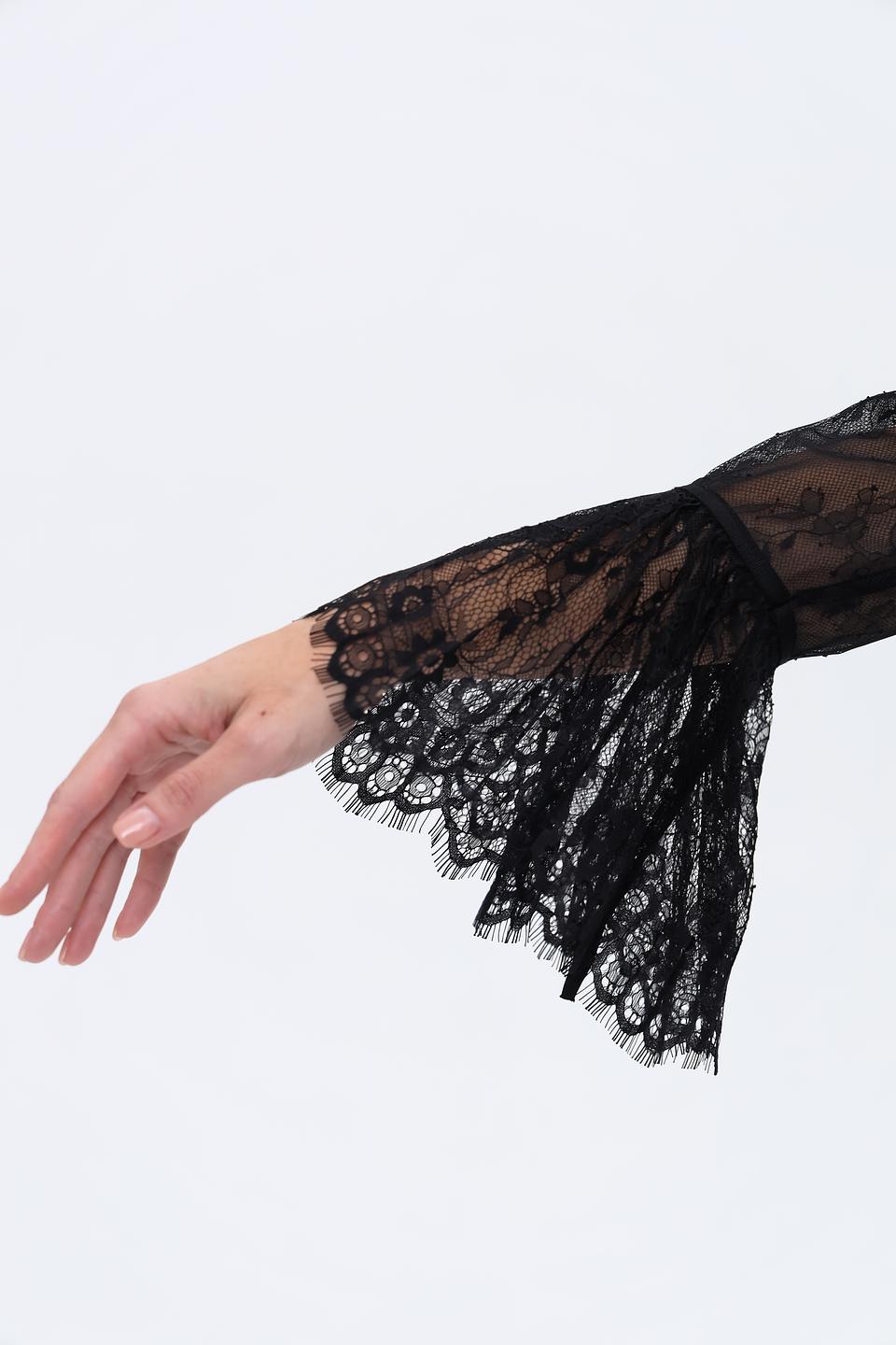 Платье Marciano чёрное кружевное