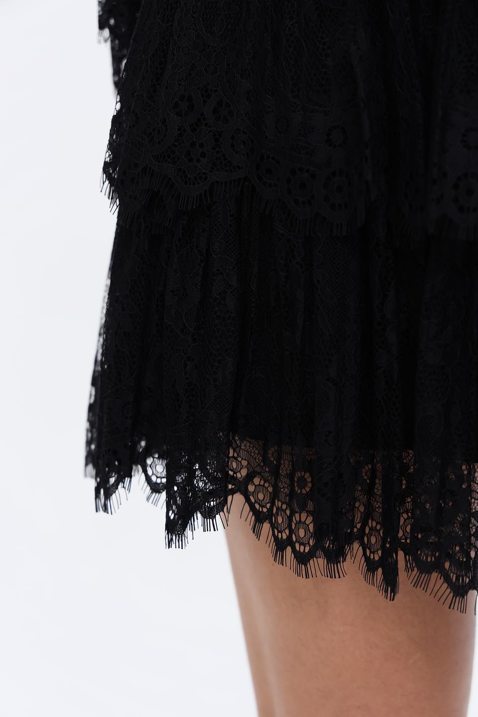 Платье Marciano чёрное кружевное