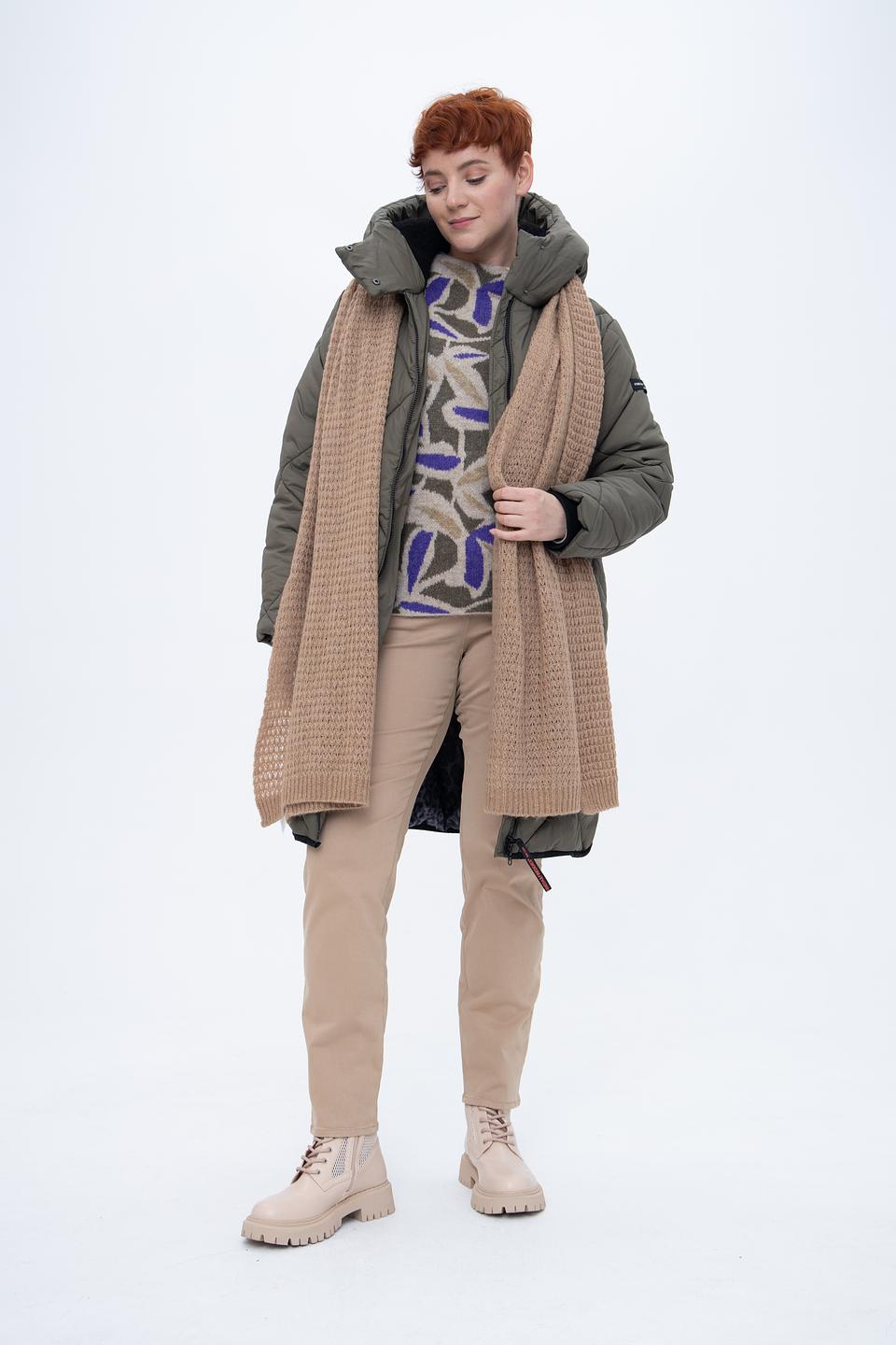 Шарф Penny Black вязаный бежевый