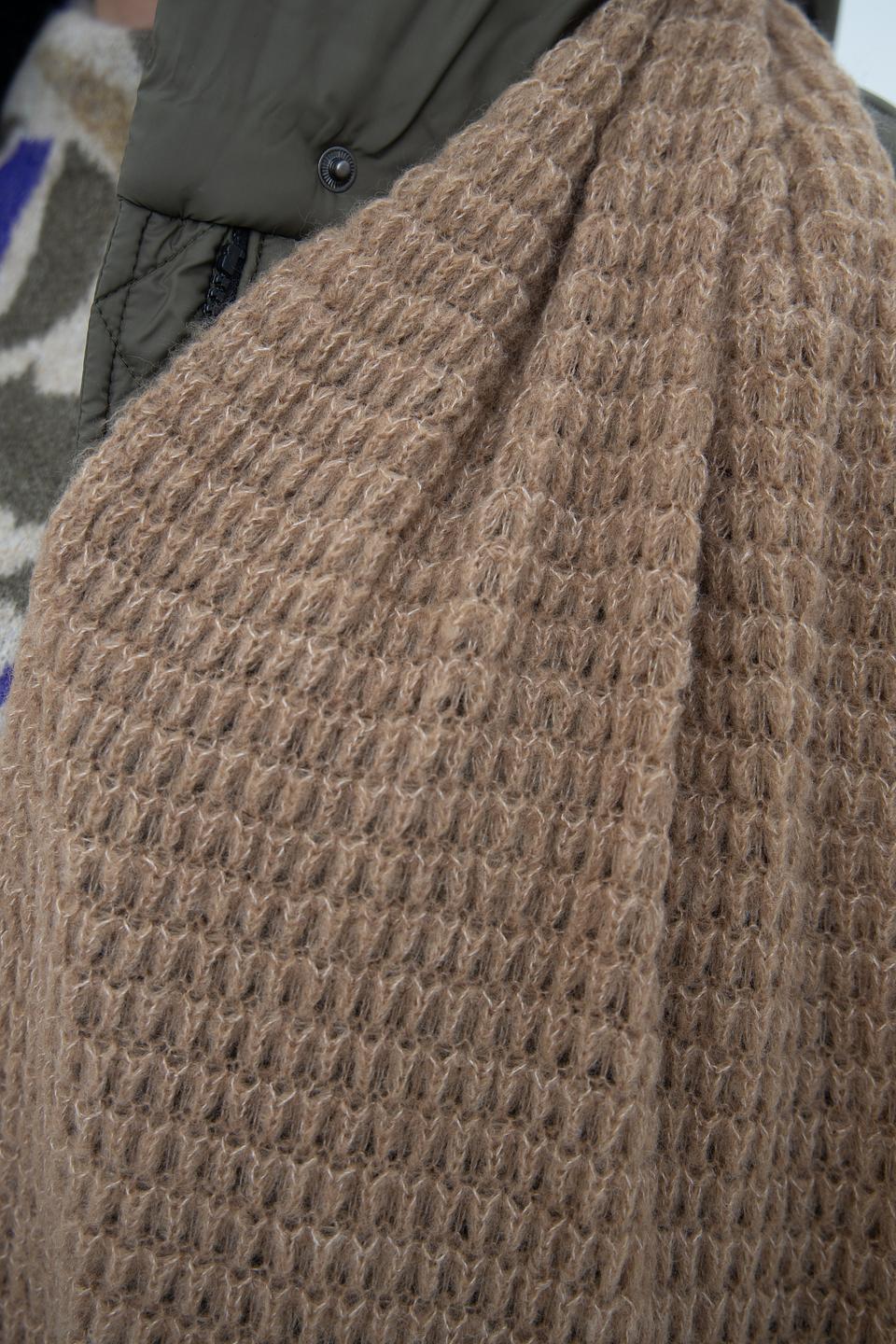 Шарф Penny Black вязаный бежевый