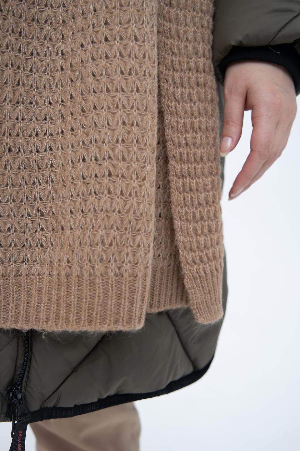 Шарф Penny Black вязаный бежевый