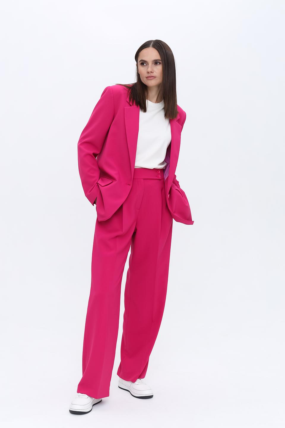 Брюки классические Marc Aurel фуксия