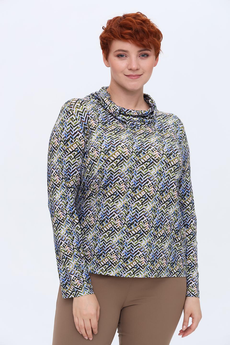 Блуза Erfo с геометрическим принтом