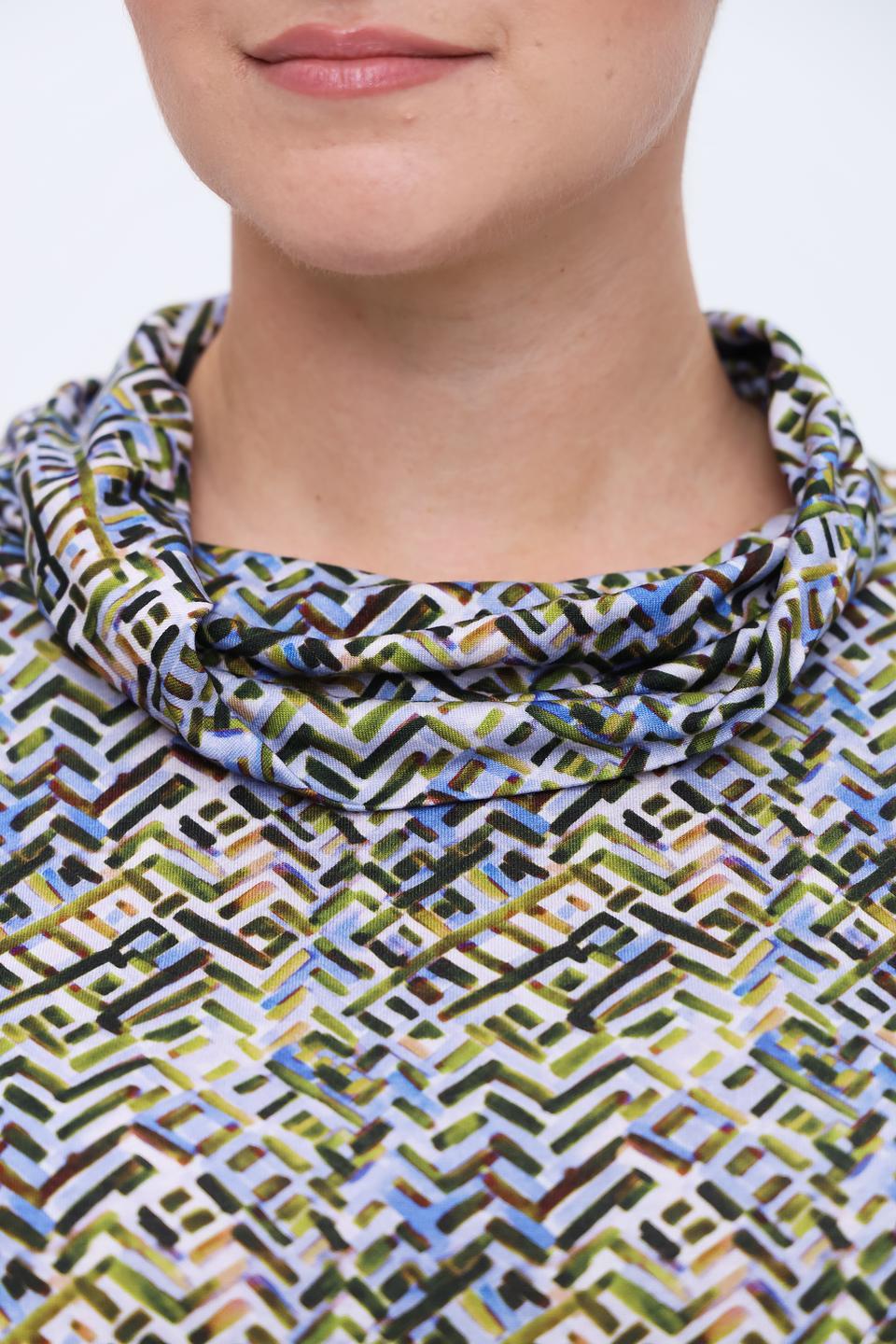 Блуза Erfo с геометрическим принтом