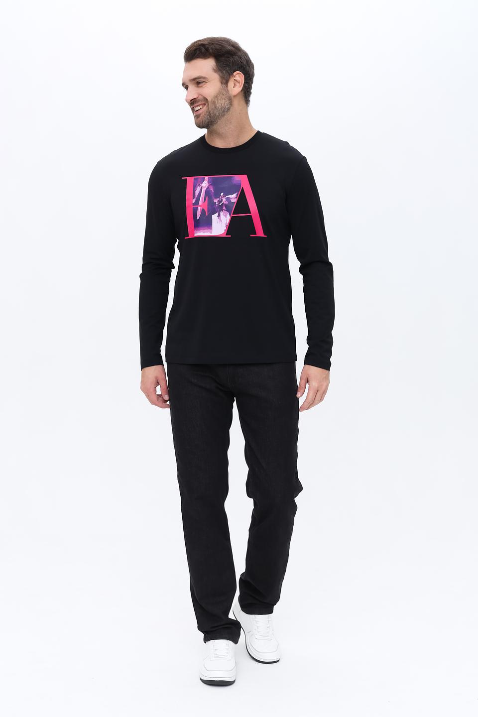 Лонгслив Emporio Armani с логотипом