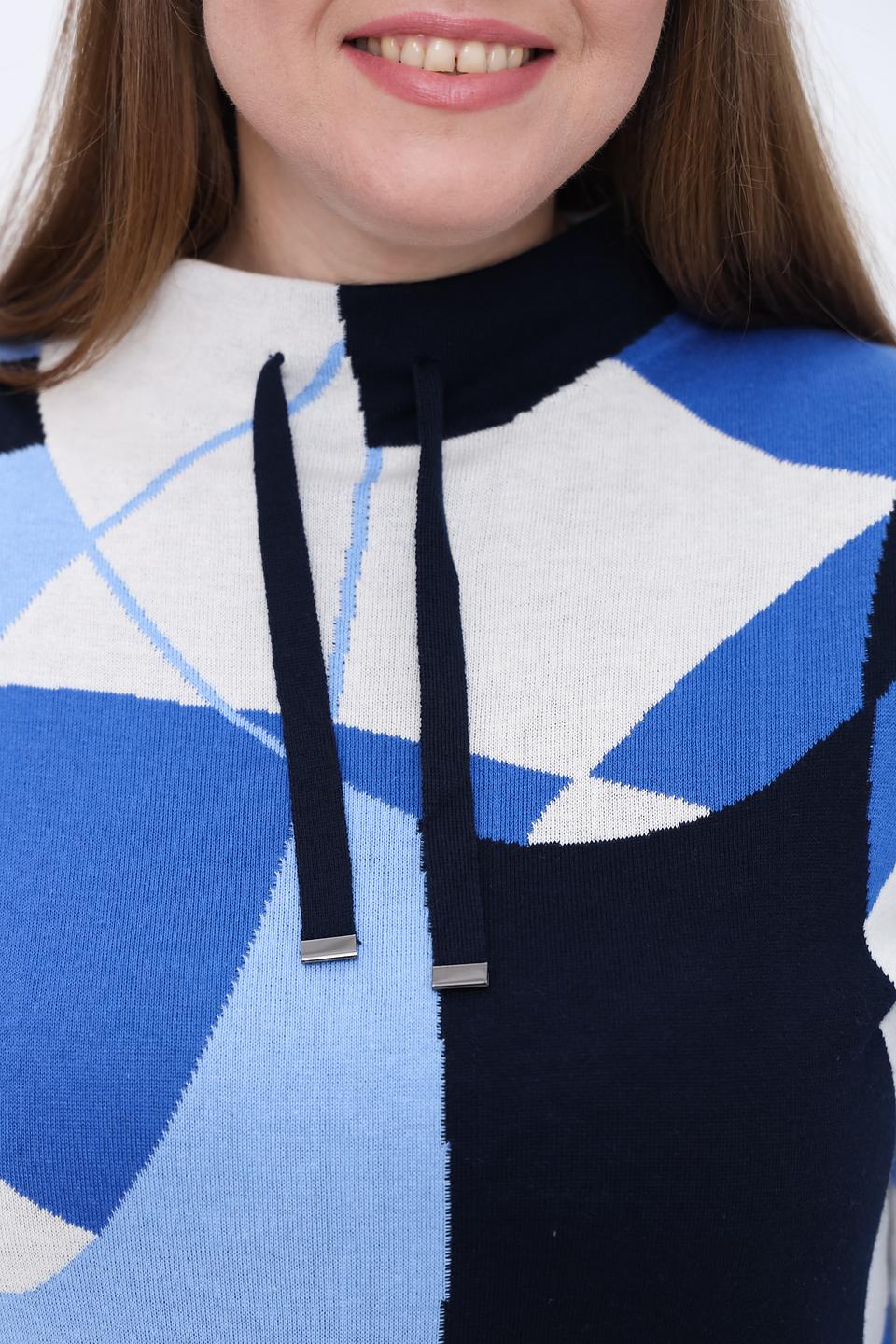 Пуловер Olsen с геометрическим рисунком