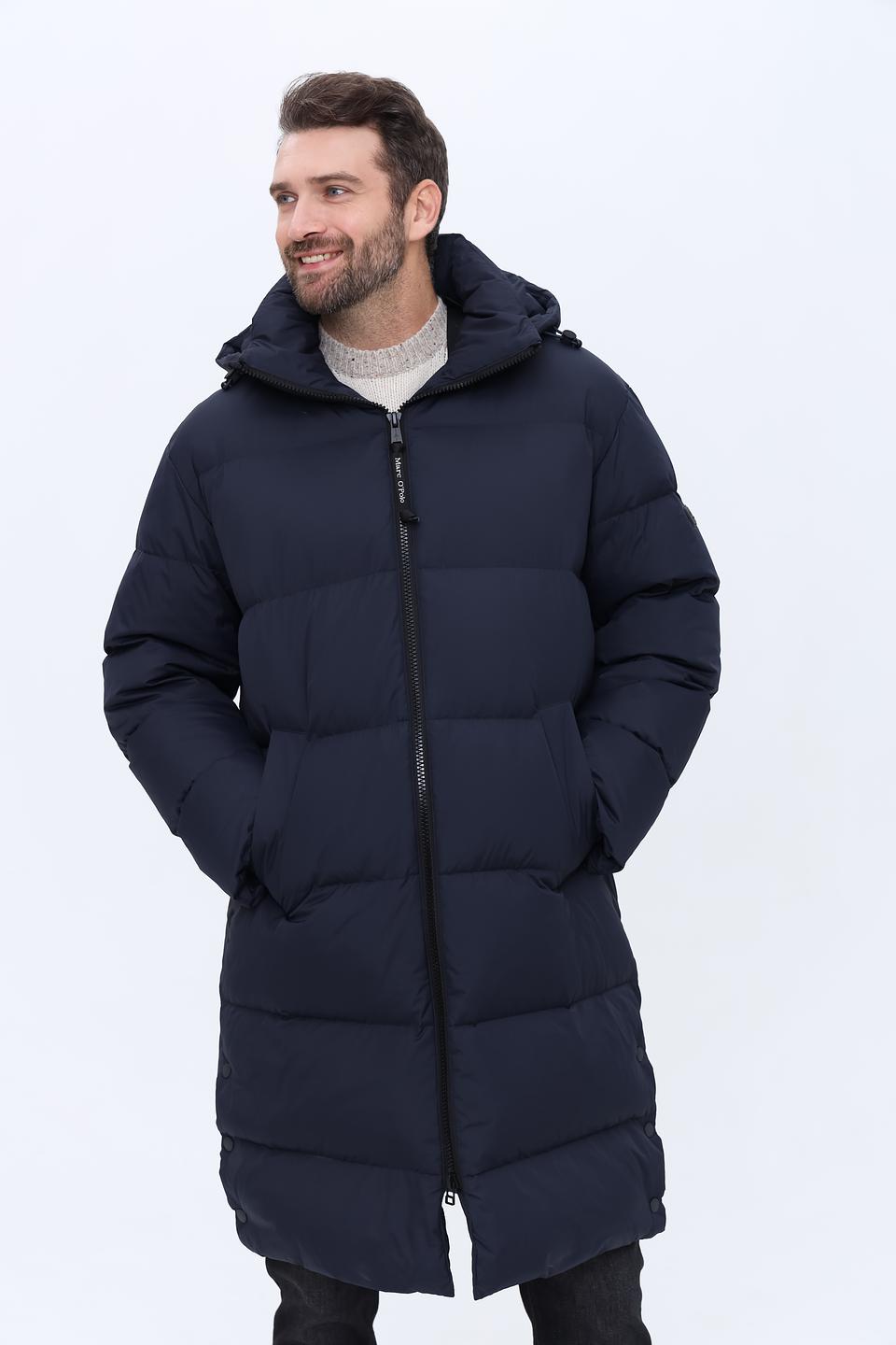 Пальто Marc O Polo стеганое тёмно-синее