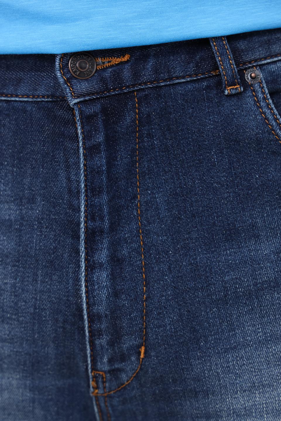 Джинсы Emporio Armani синие, свободный крой