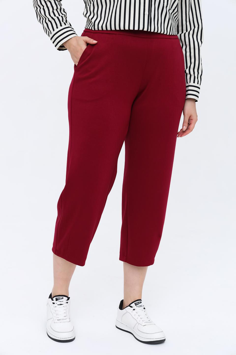 Брюки кюлоты Rabe collection бордовые