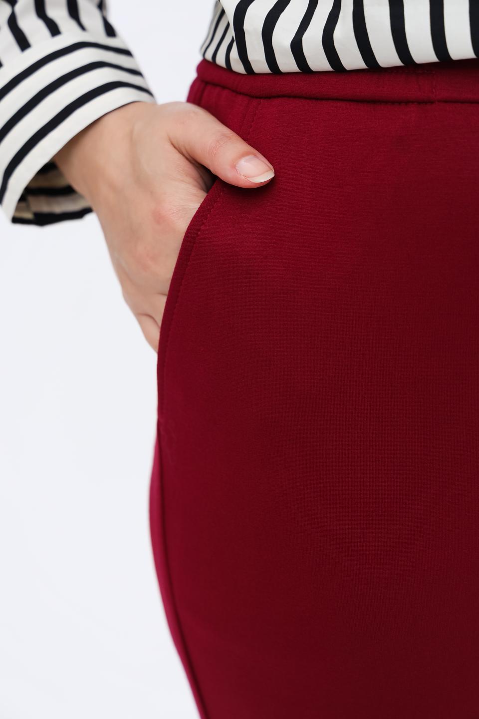 Брюки кюлоты Rabe collection бордовые