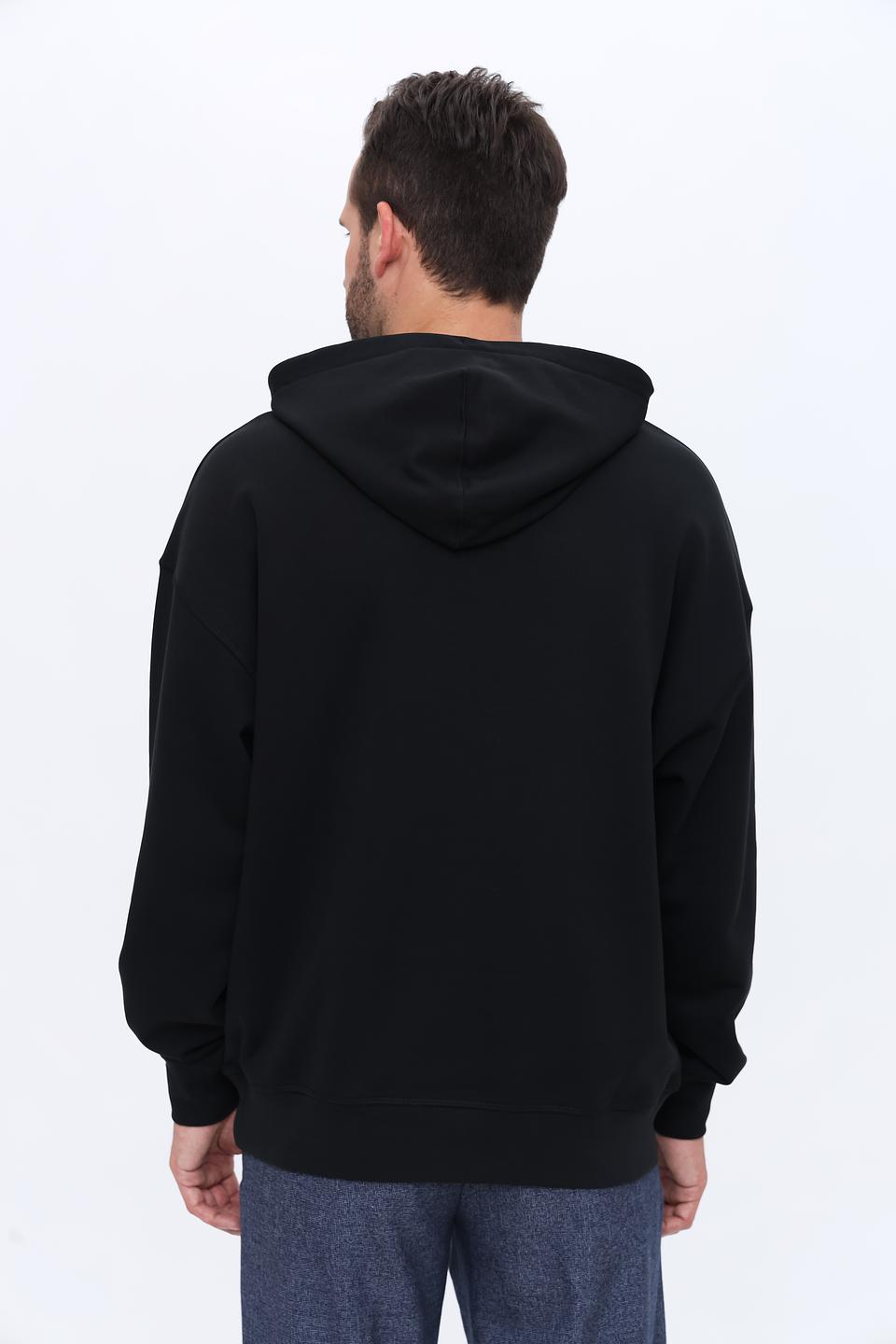 Толстовка Strellson с логотипом чёрная