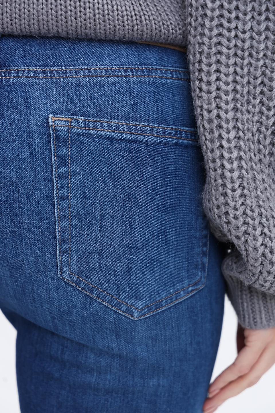 Джинсы Boss Black синие с потертостями