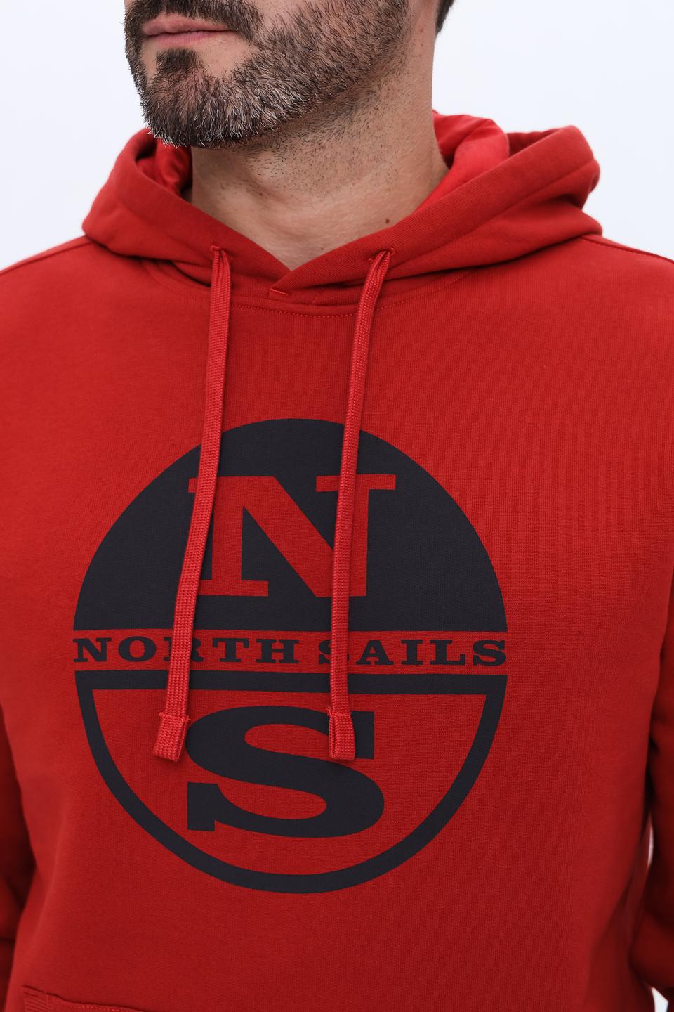 Толстовка North Sails с логотипом красный