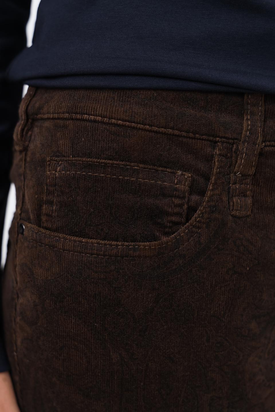 Брюки вельветовые Zerres коричневые