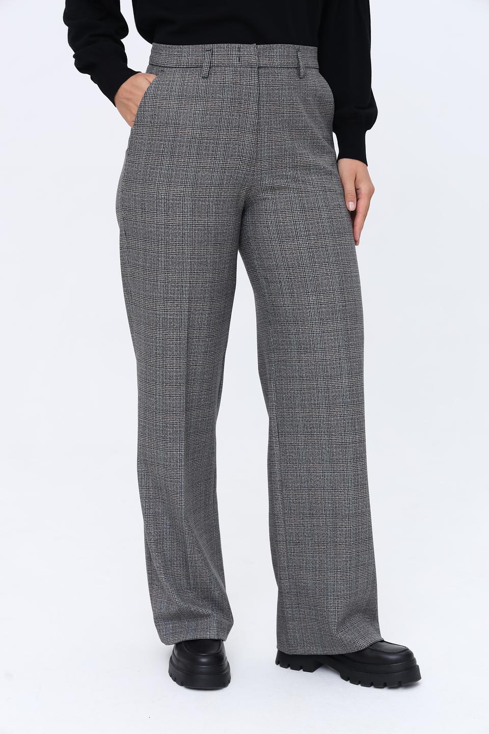 Брюки Gerry Weber в клетку серые