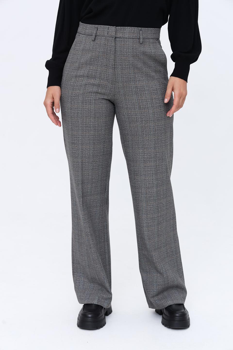 Брюки Gerry Weber в клетку серые