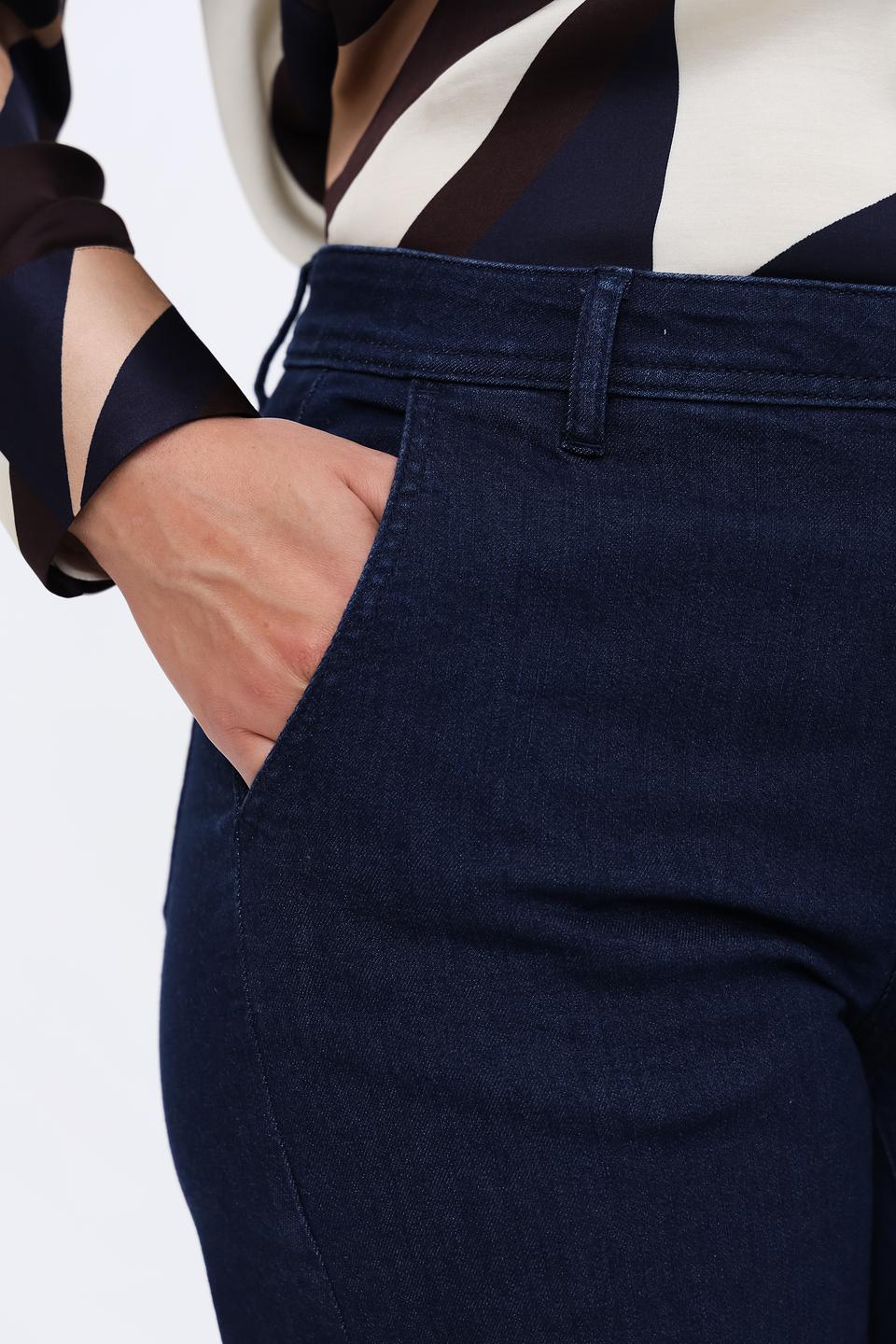 Джинсы Taifun клеш с манжетами