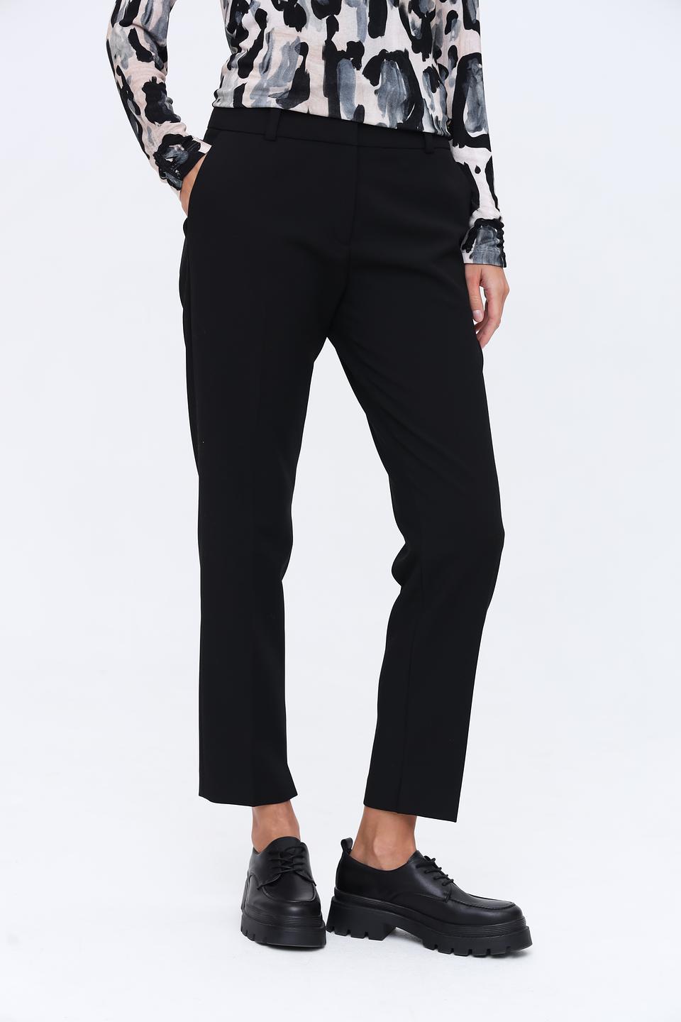 Брюки Hugo жен. чёрные прямые