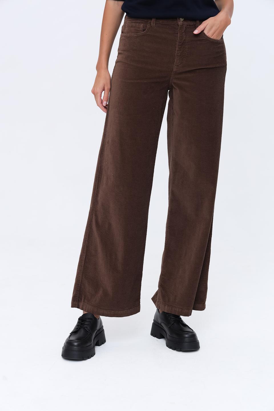 Брюки i Blues вельветовые коричневые