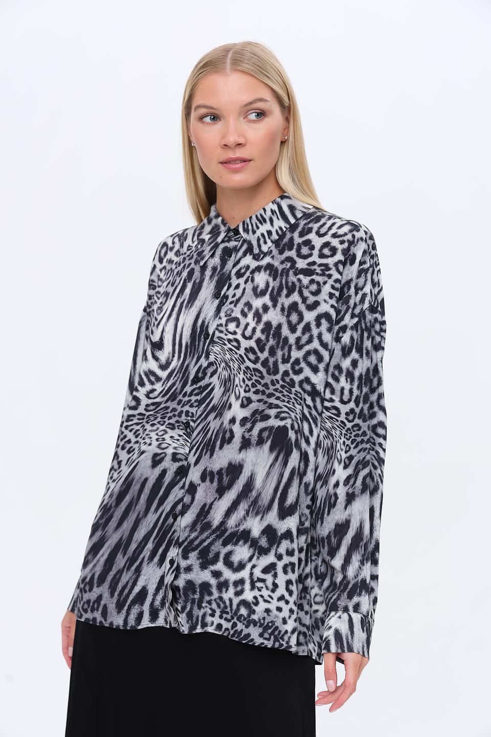 Блуза Monari с принтом хищника