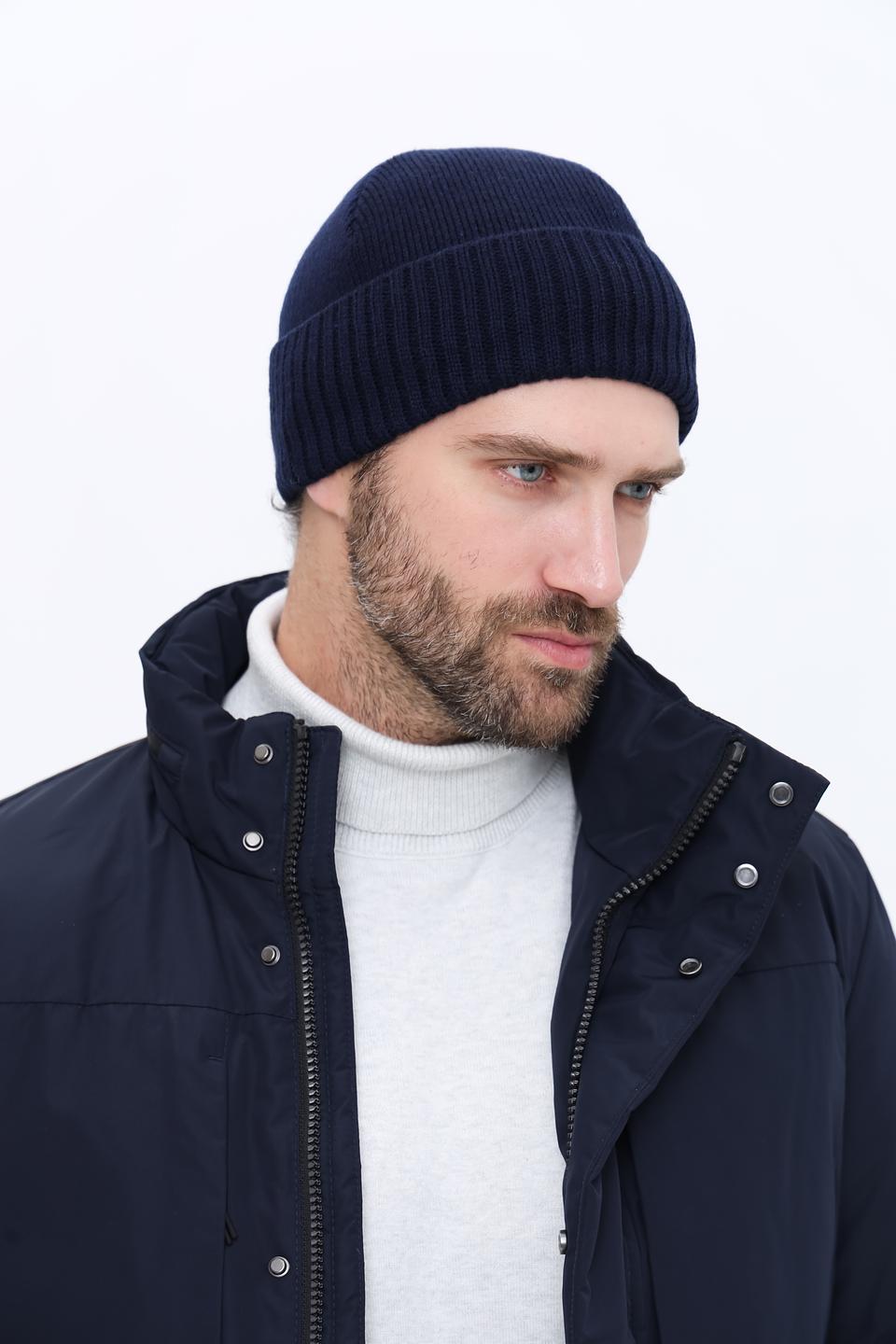 Шапка Marhatter мужская синяя