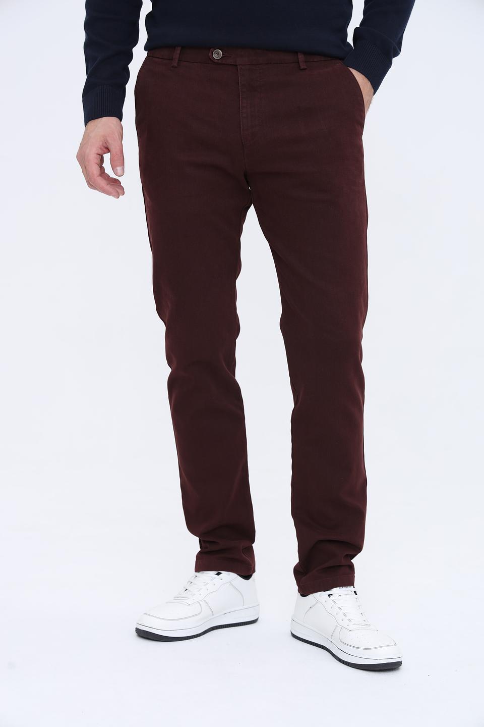 Брюки Bugatti бордовые