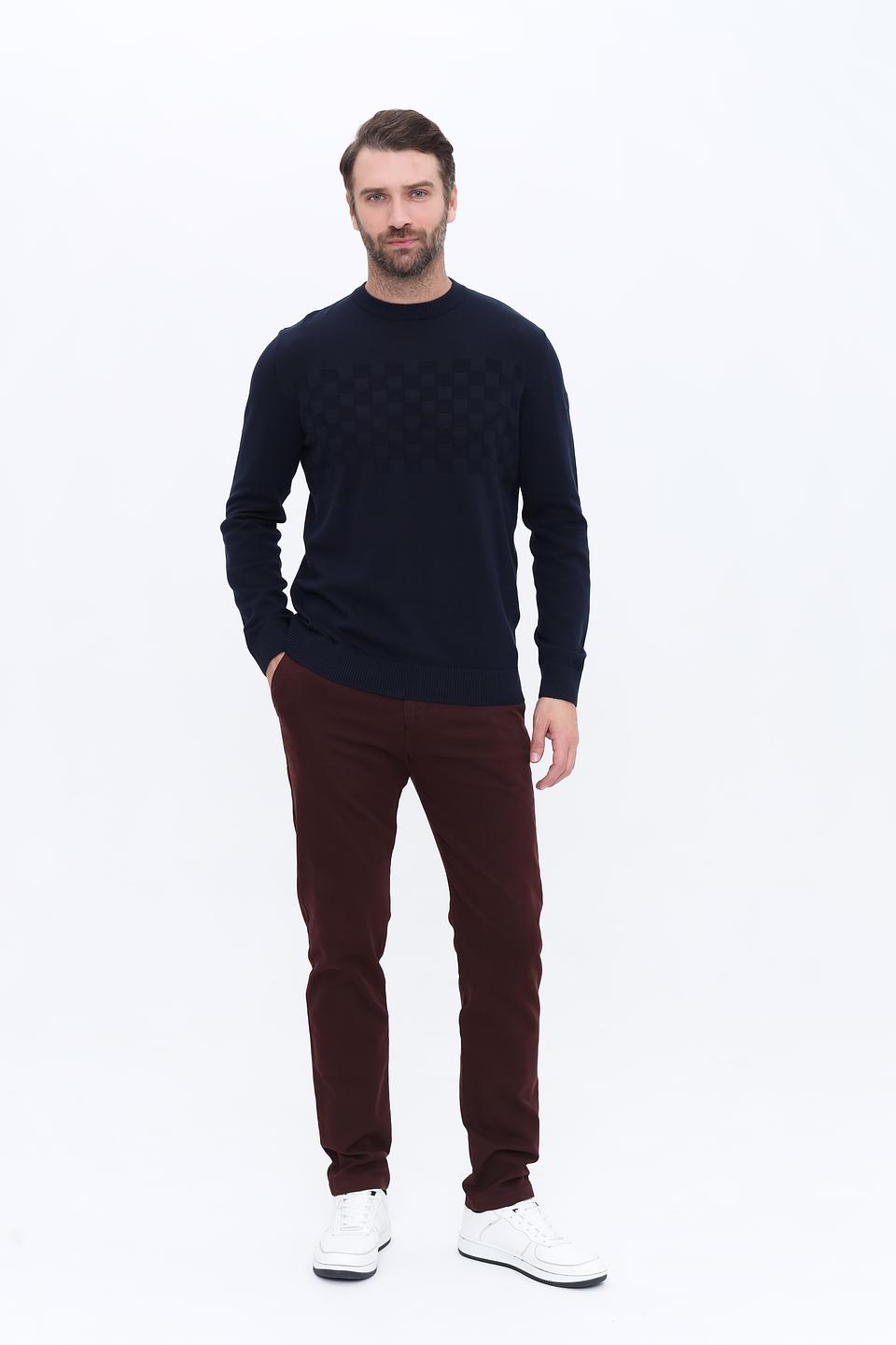 Брюки Bugatti бордовые