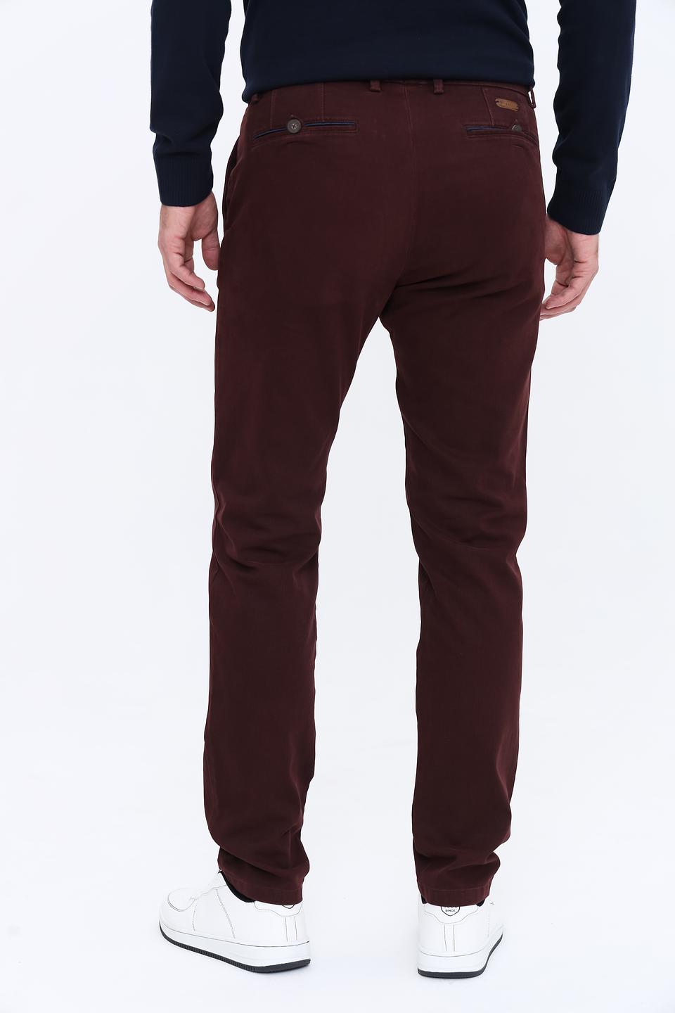 Брюки Bugatti бордовые