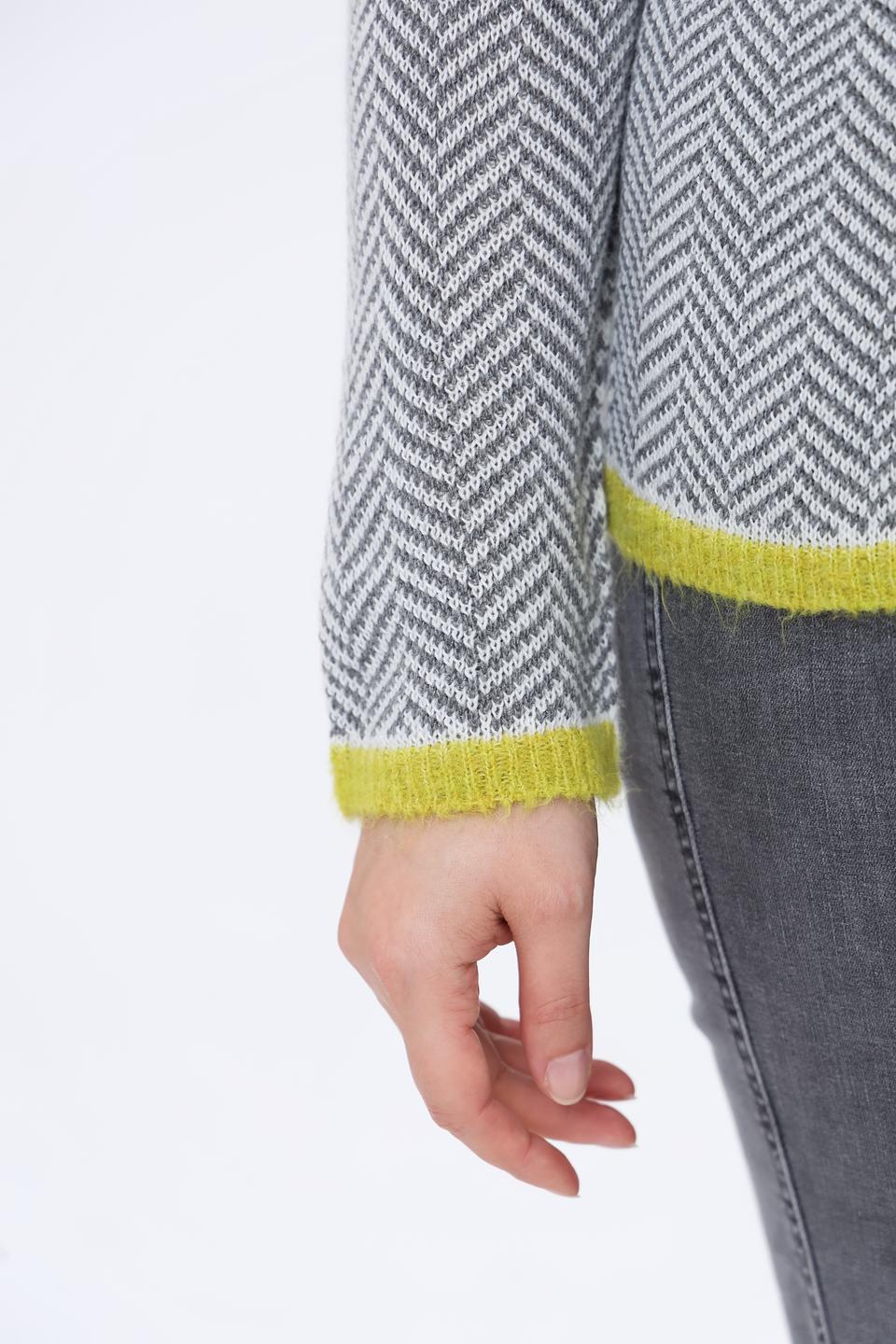 Джемпер Persona N.O.W. в полоску лайм