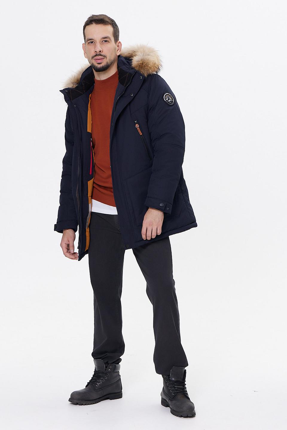 Куртка John Trigger зимняя тёмно-синяя