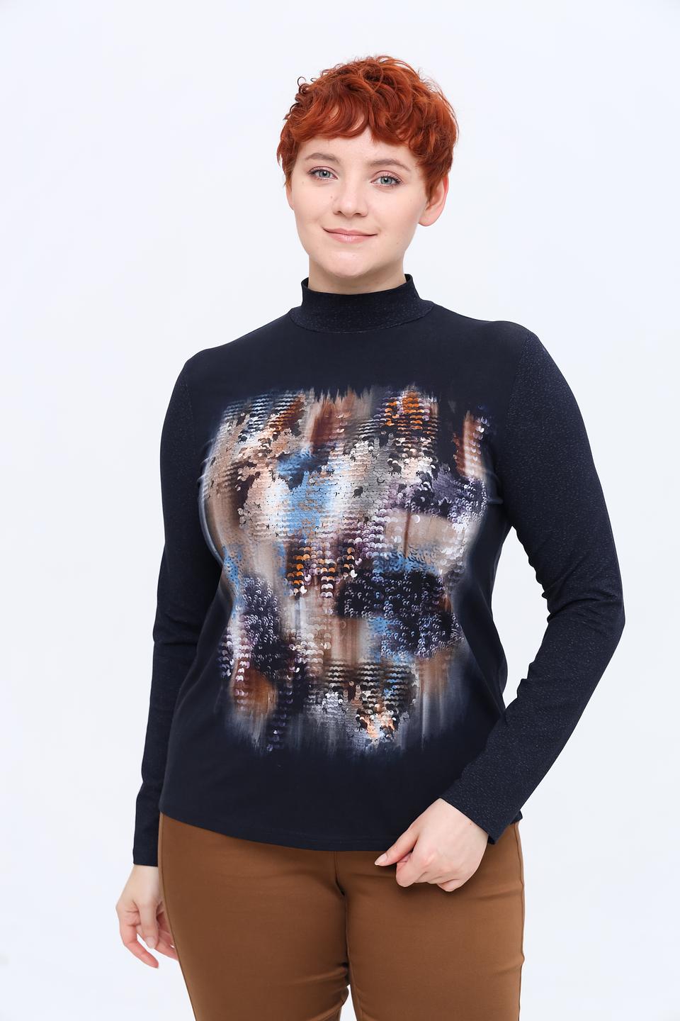 Лонгслив Frank Walder с принтом