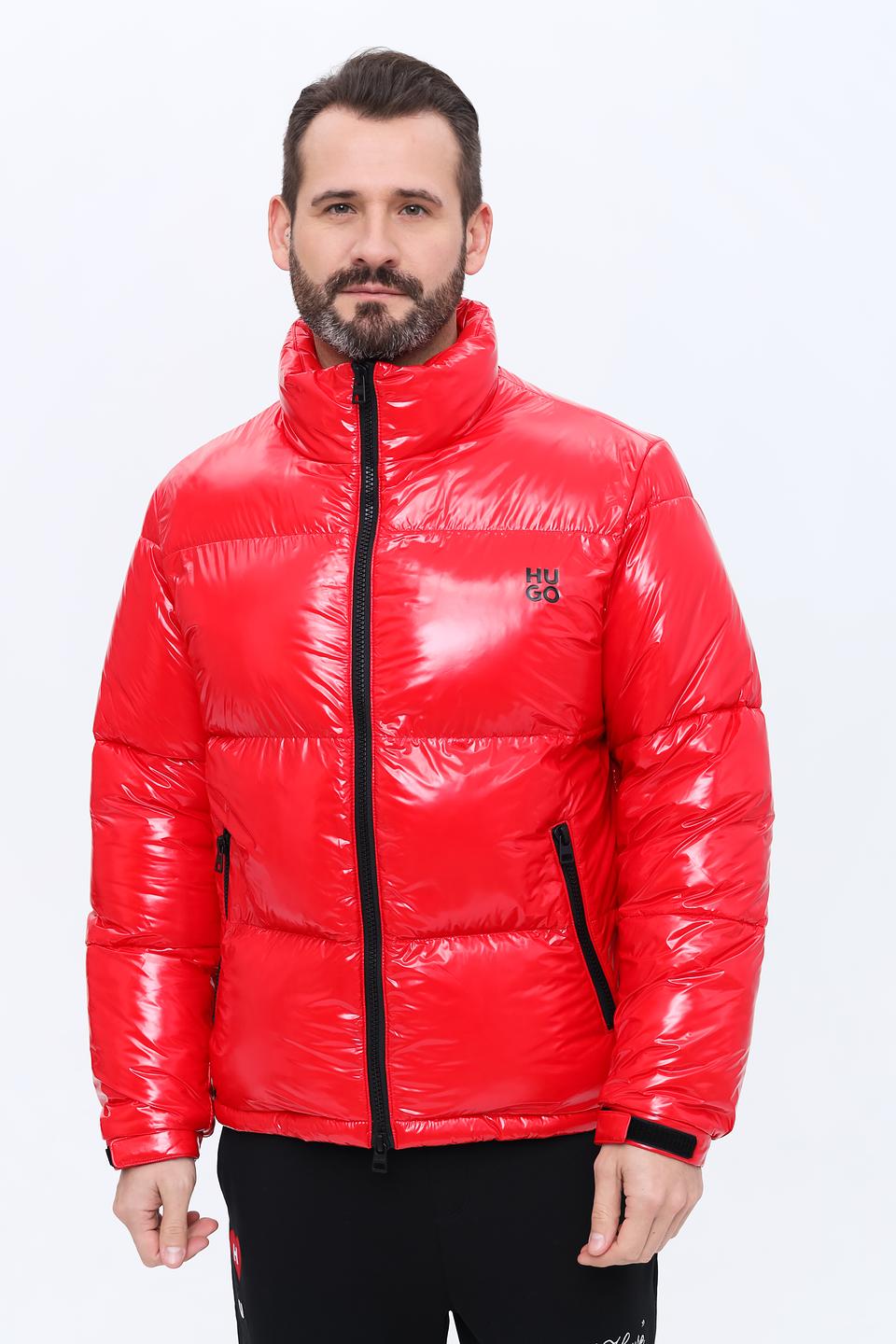 Куртка Hugo красная стеганая