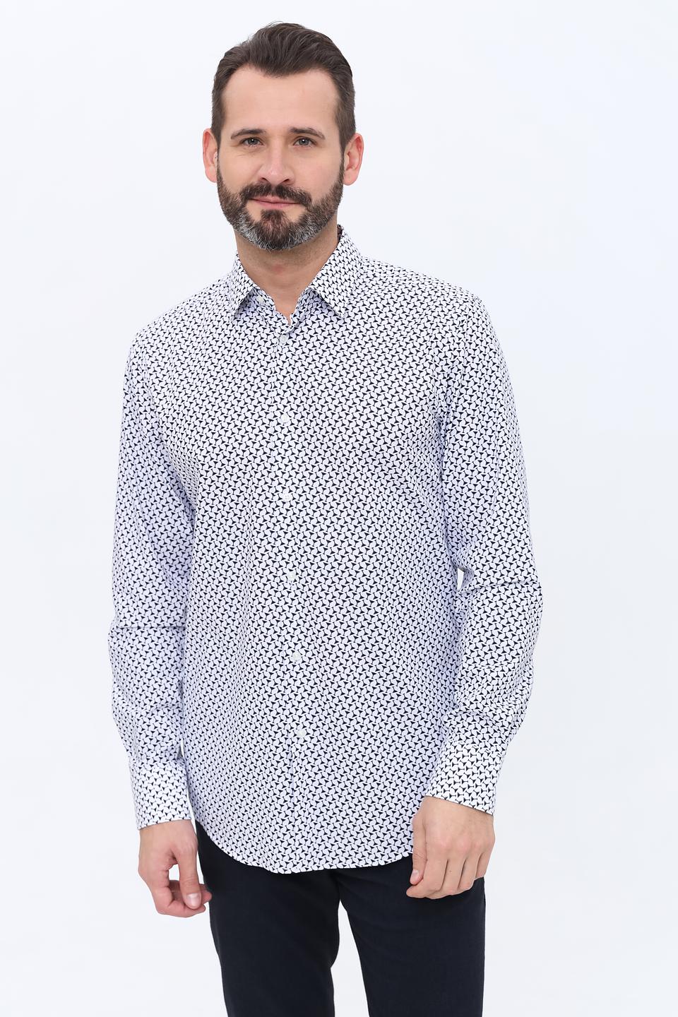 Рубашка Boss Black с принтом