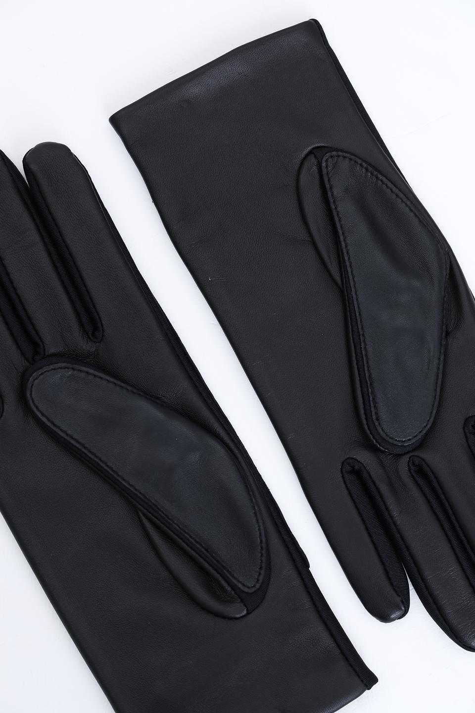 Перчатки Roeckl кожа чёрные