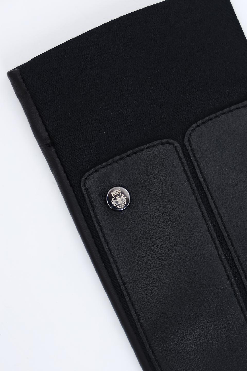 Перчатки Roeckl кожа чёрные