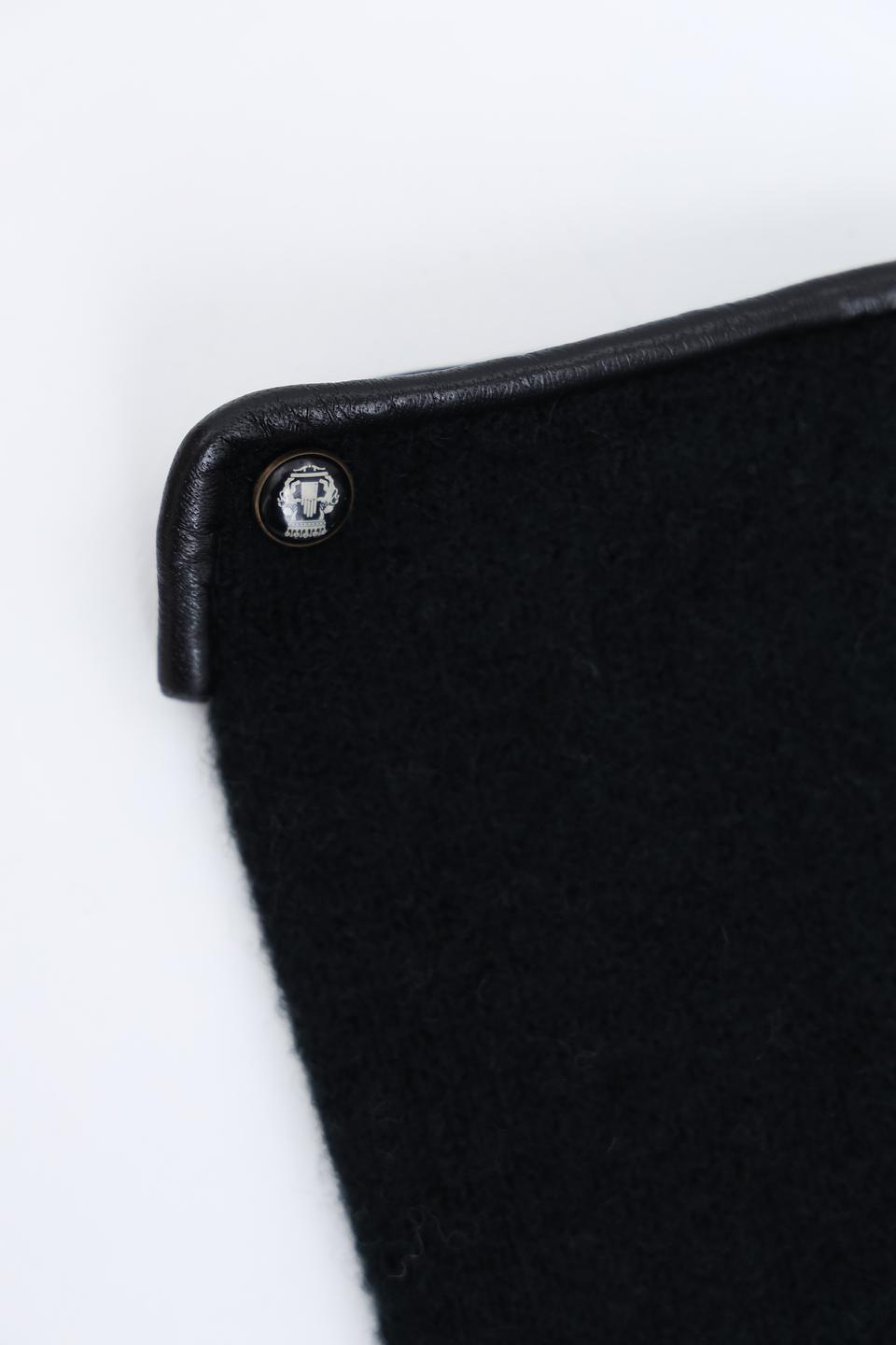 Перчатки Roeckl чёрные шерстяные