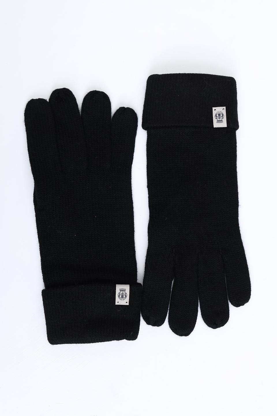 Перчатки Roeckl чёрные вязаные