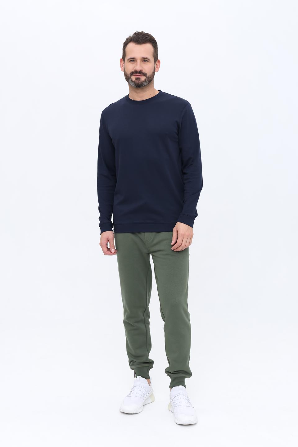 Лонгслив Ragman базовый тёмно-синий