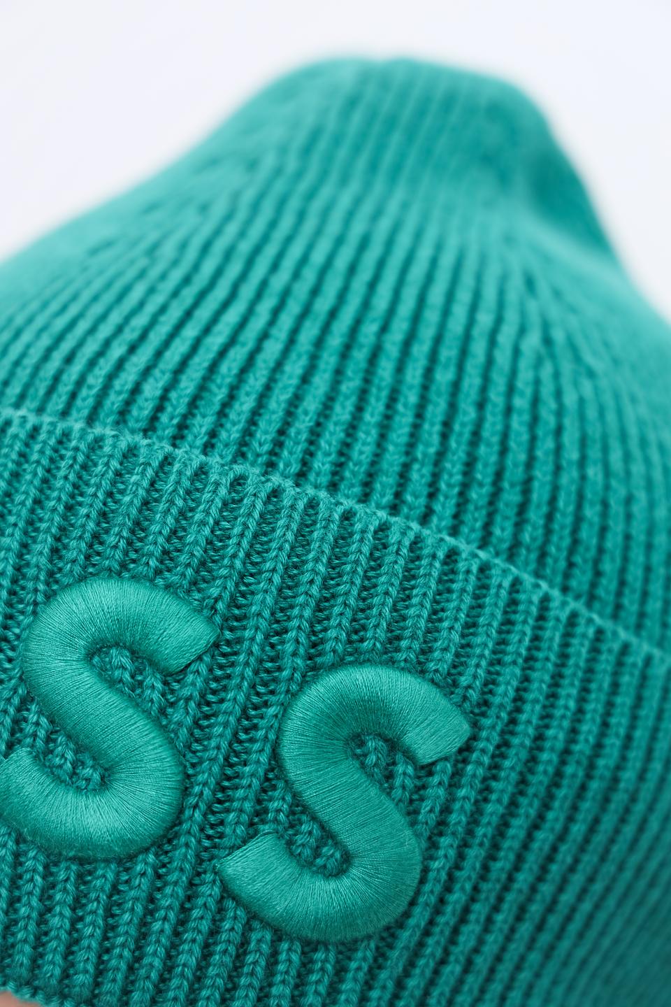 Шапка Boss Orange зелёная