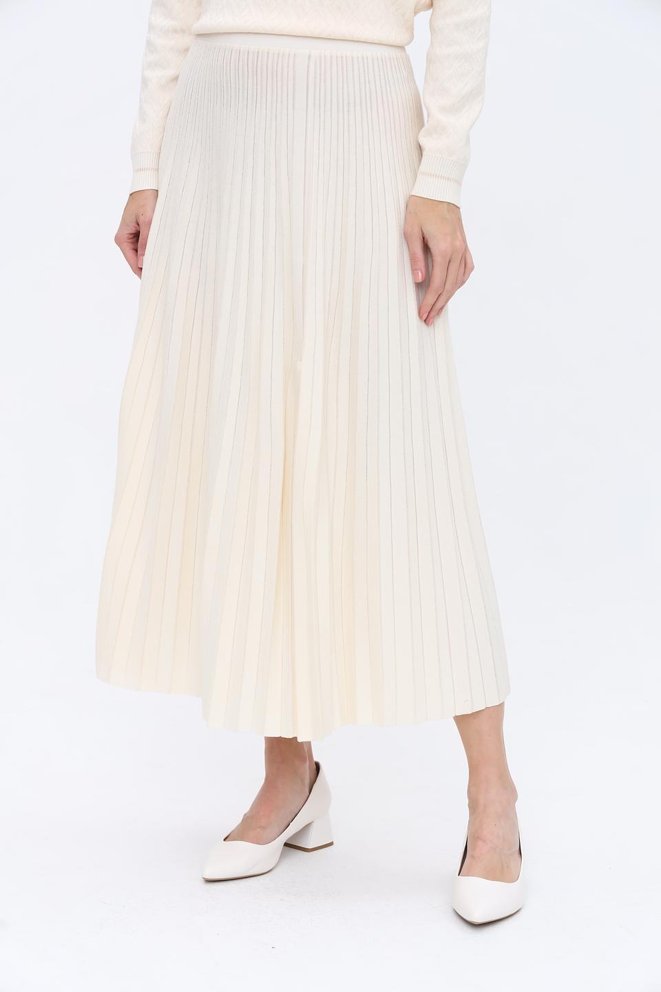 Юбка D. Exterior плиссированная бежевая