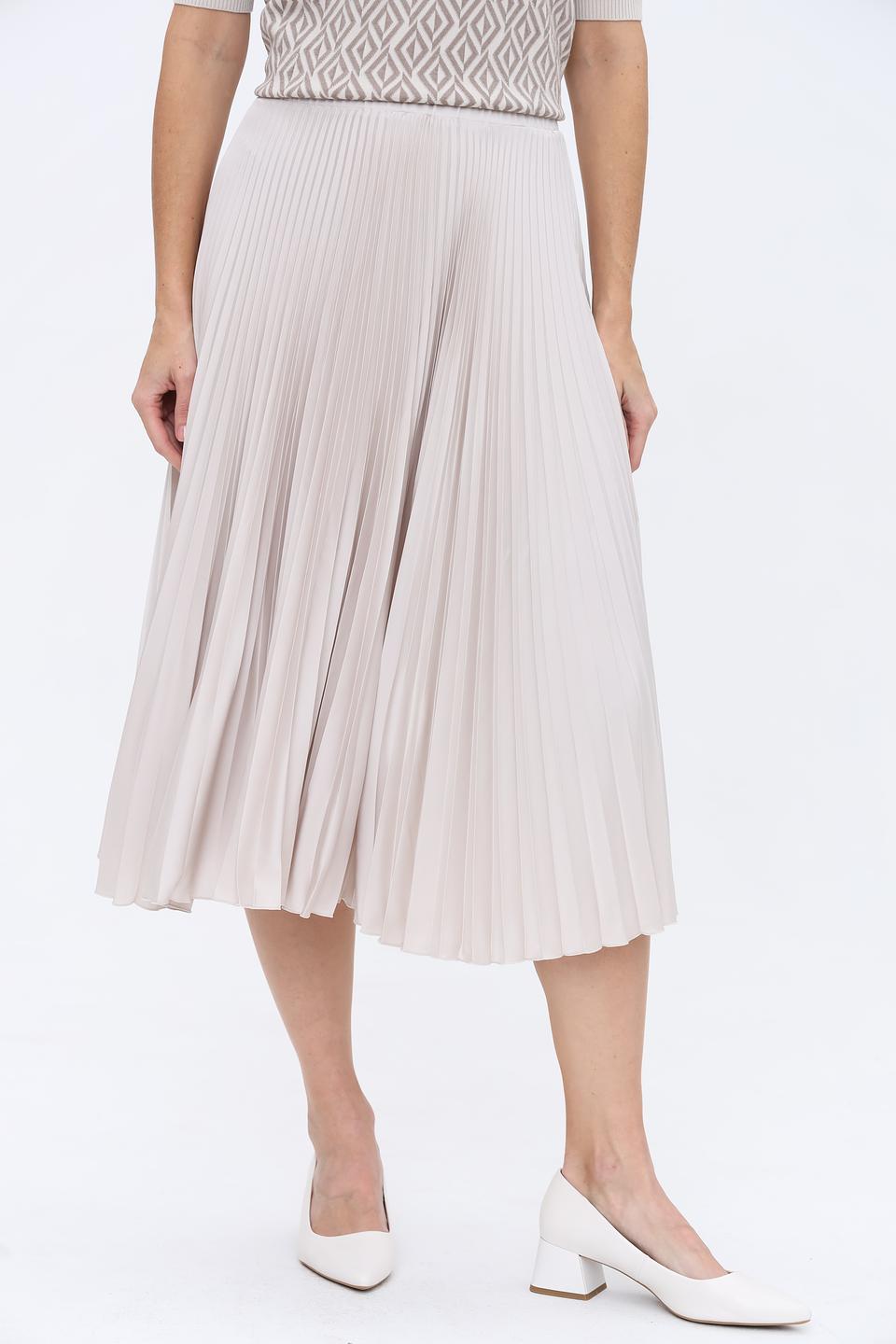 Юбка D. Exterior плиссе бежевая