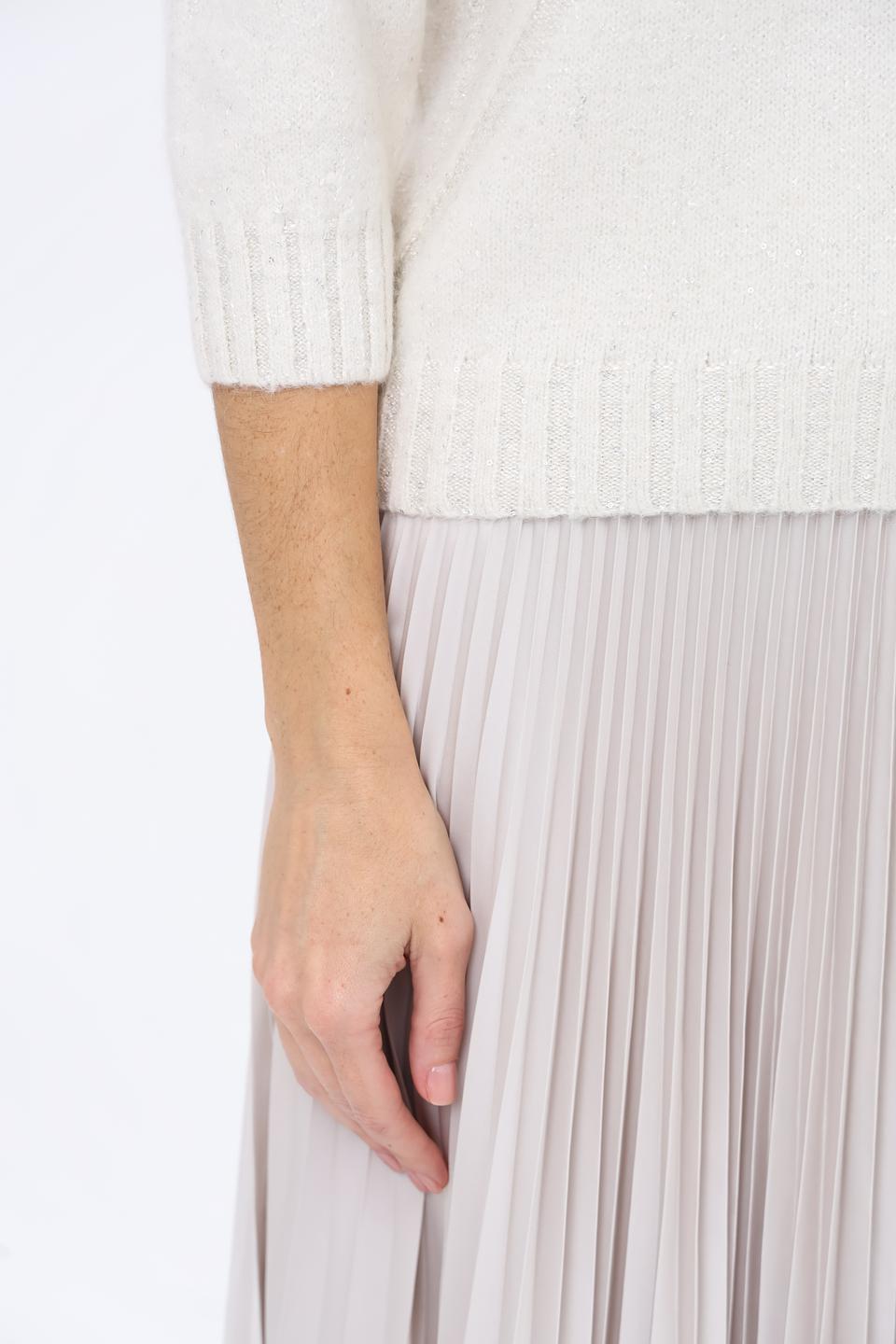 Юбка D. Exterior плиссе бежевая