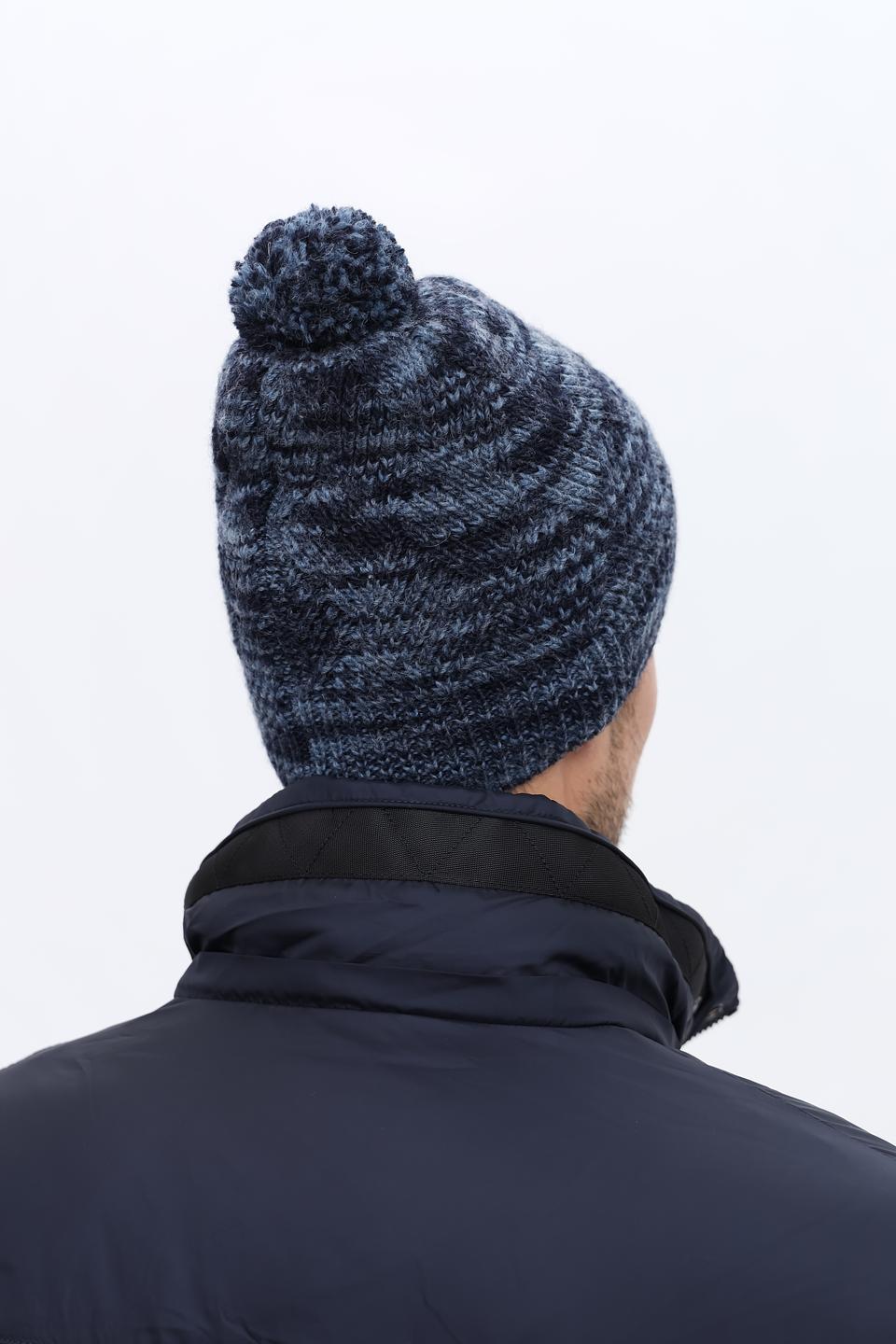 Шапка Marhatter мужская с помпоном