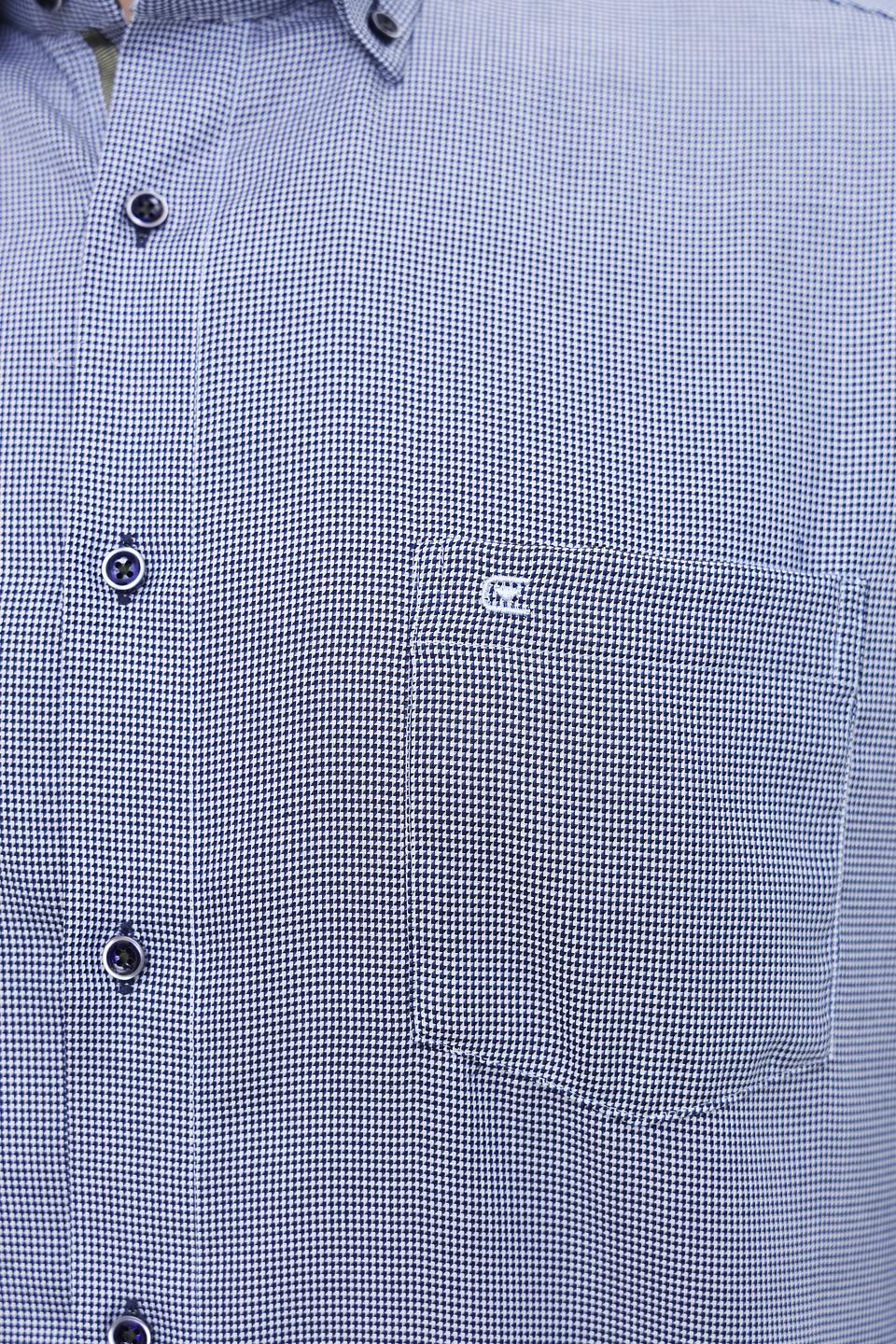 Рубашка Casa Moda в клетку голубая