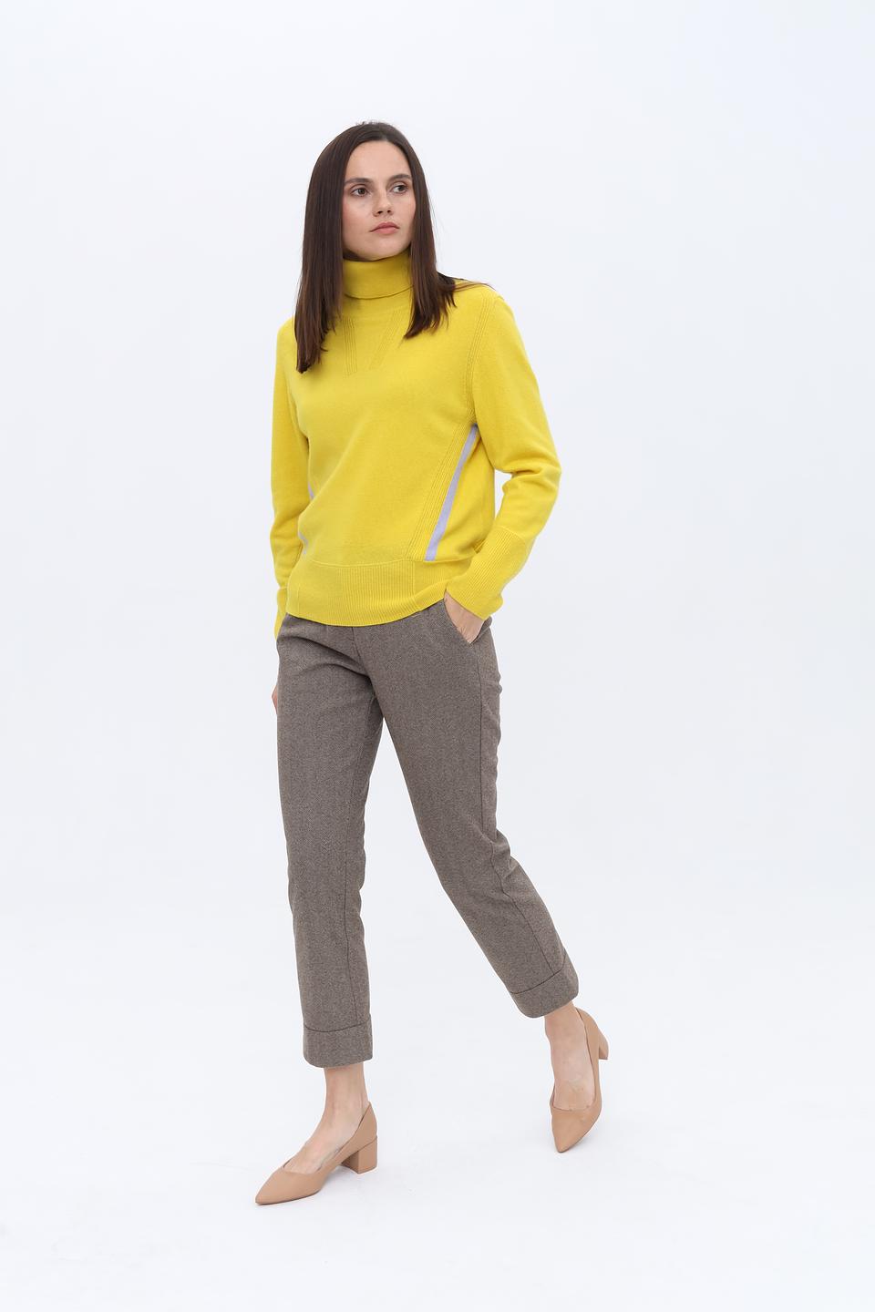 Пуловер Marc Cain жёлтый с полосками