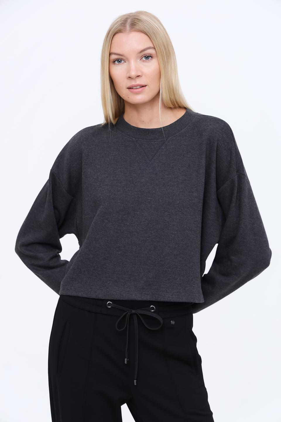 Пуловер Tom Tailor denim серый