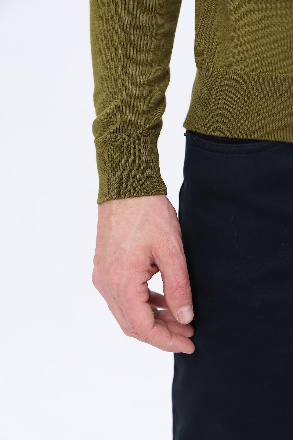 Джемпер Radi Perugia оливковый с молнией